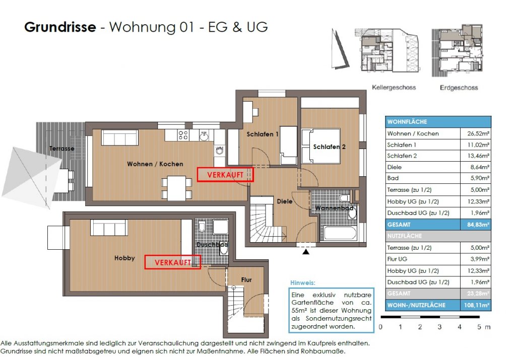 AR Grundriss EG Wohnung  ver