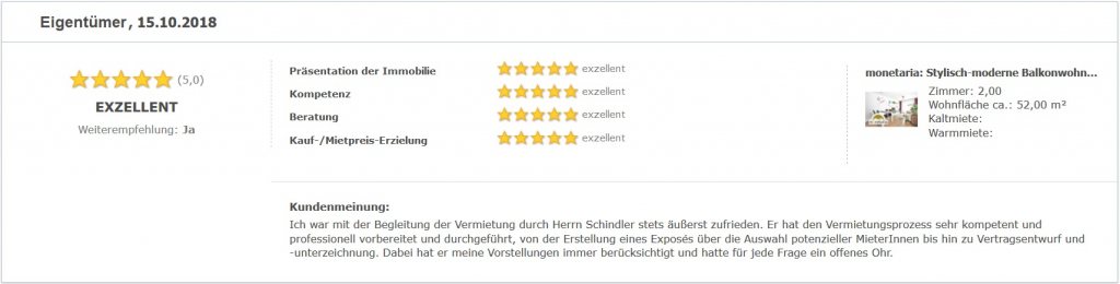 Eigentümerbewertung