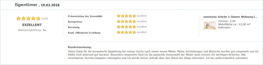 Eigentümerbewertung