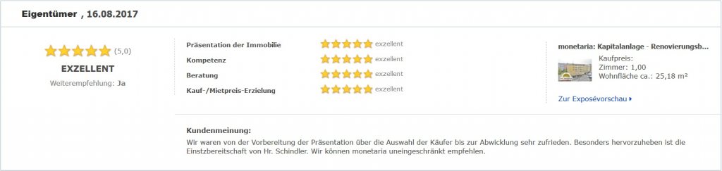 Eigentümerbewertung