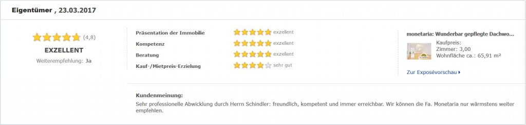 Eigentümerbewertung