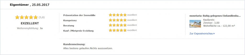 Eigentümerbewertung
