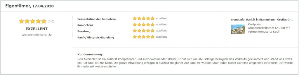 Eigentümerbewertung