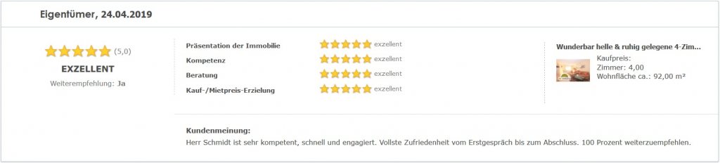Eigentümerbewertung