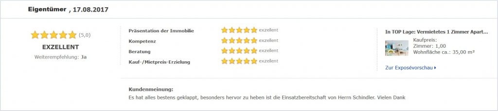 Eigentümerbewertung