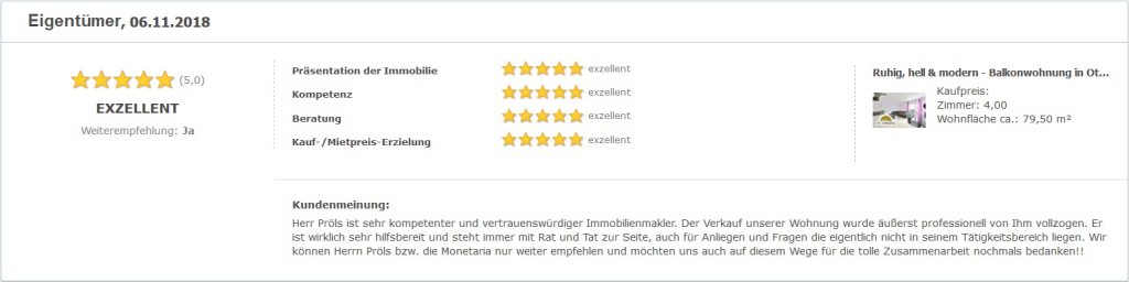 Eigentümerbewertung