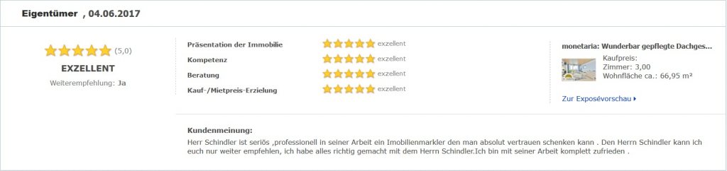 Eigentümerbewertung
