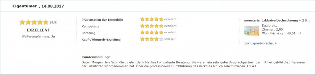 Eigentümerbewertung
