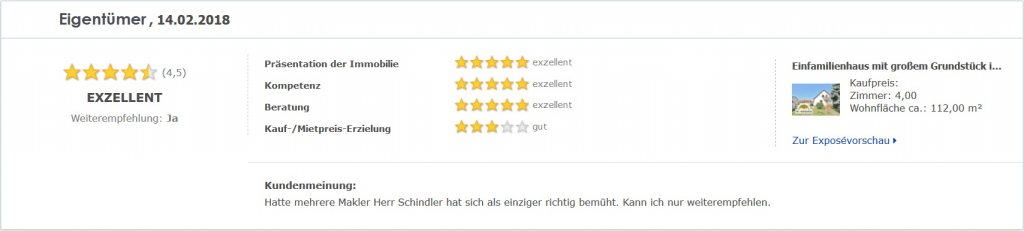 Eigentümerbewertung