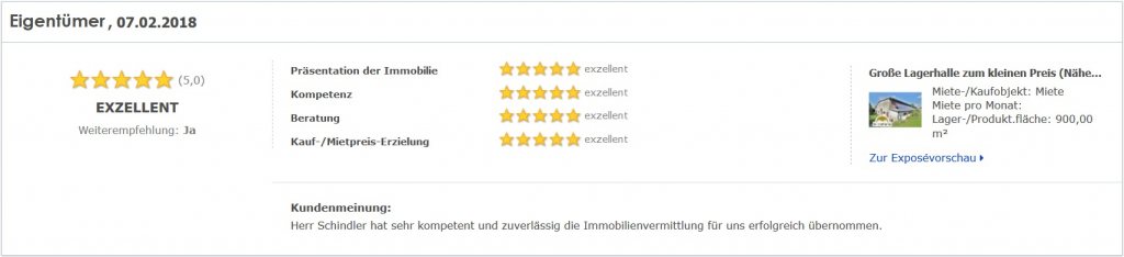 Eigentümerbewertung