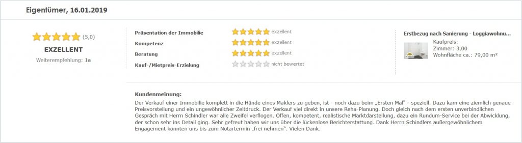 Eigentümerbewertung