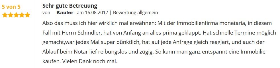 Käuferbewertung